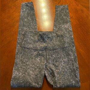 Lululemon Wunder Under Leggings Dusky Lavender Black